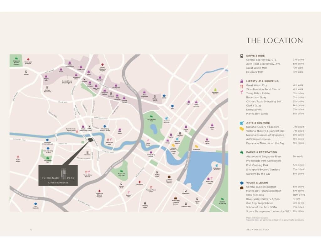 Promenade-Peak-Location-Map