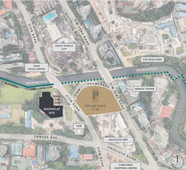 Promenade-Peak-Showflat-Location