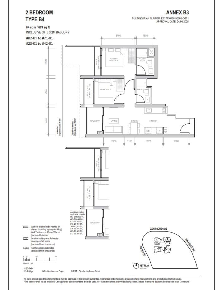 Promenade-Peak-Type-B4-2Bedroom