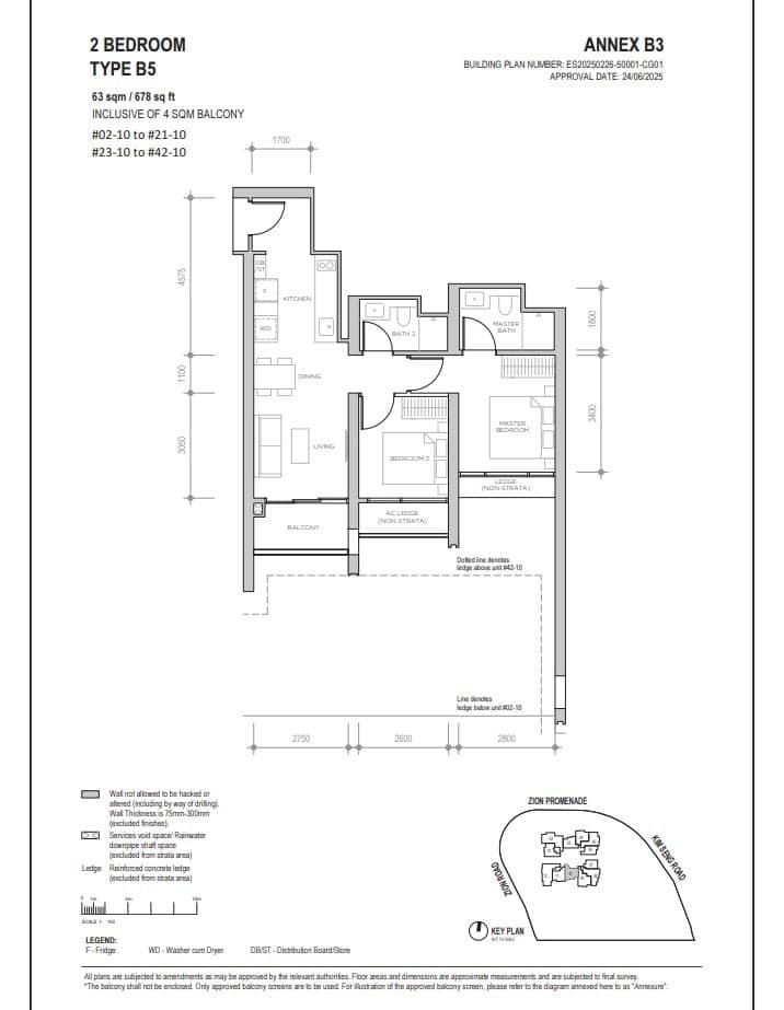 Promenade-Peak-Type-B5-2Bedroom