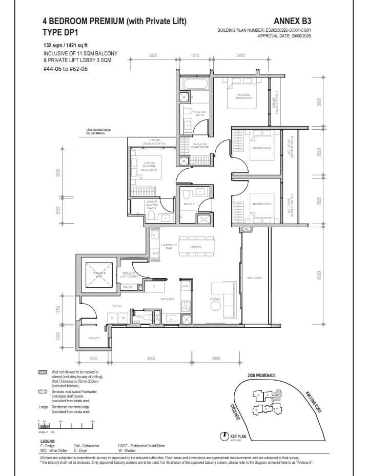 Promenade-Peak-Type-DP1-4Bedroom-Premium-With-Private-Lift